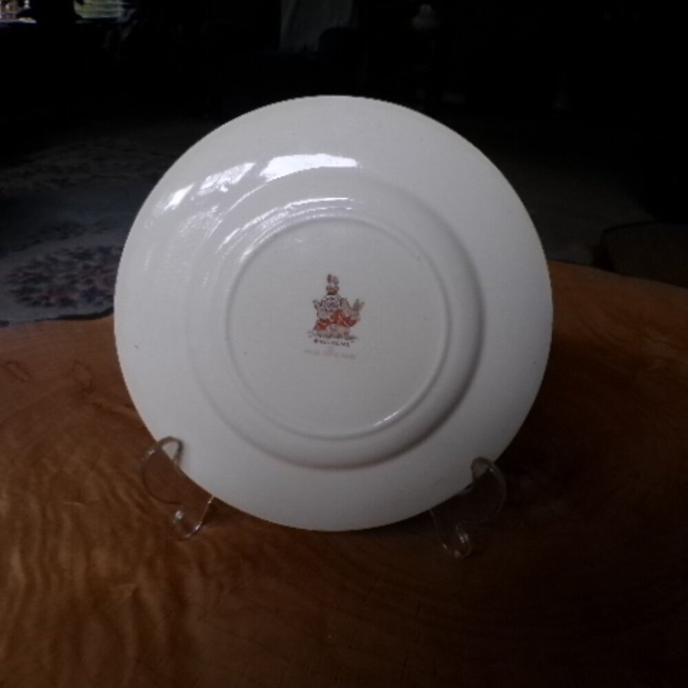 Vintage 1954 Orange Vendor Bunykins plate | Easter | Spring - Picture 4 of 10